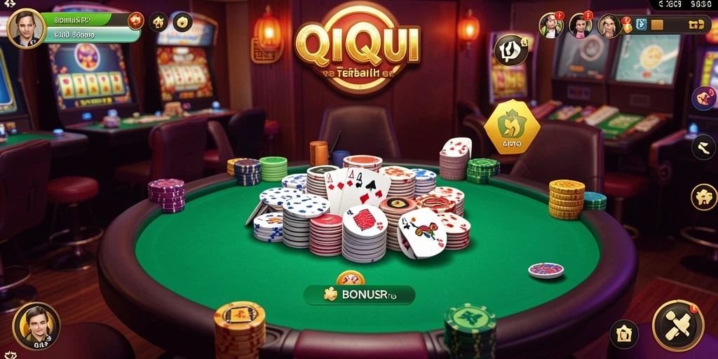 Screenshot gameplay QiuQiu dari BONUSRP.