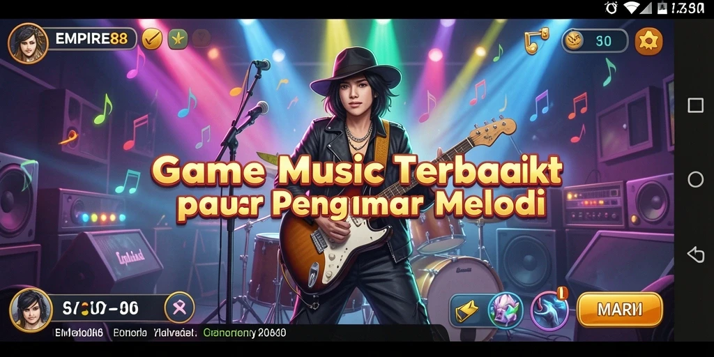 Tampilan gameplay <strong>EMPIRE88</strong> dengan interaksi musik yang menawan.