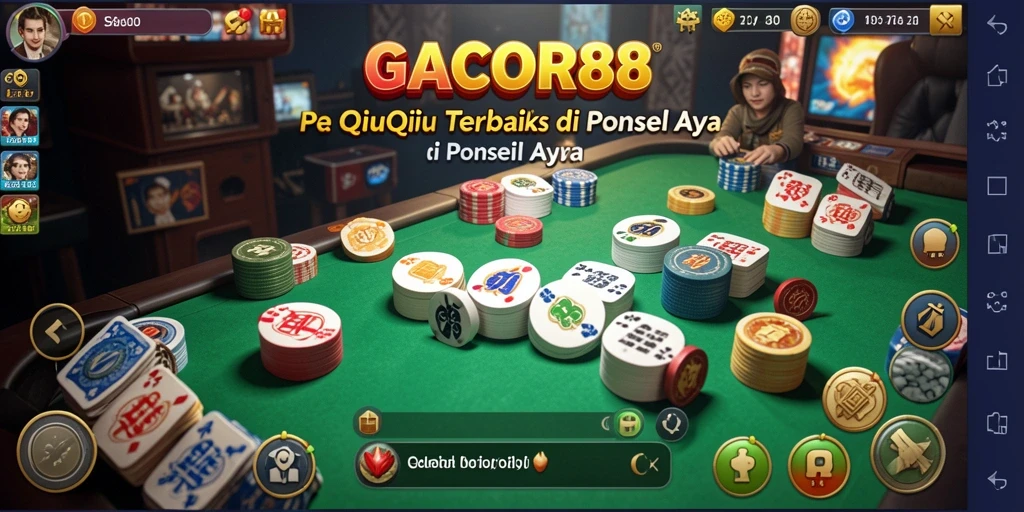 Tampilan gameplay QiuQiu yang seru dan menarik