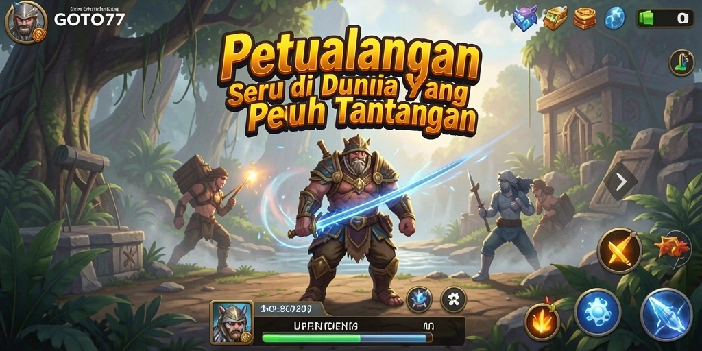 Tangkap aksi mendebarkan dalam gameplay petualangan GOTO77.