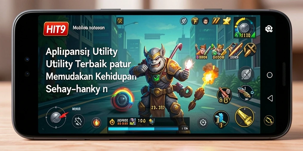 Tampilan antarmuka aplikasi HIT9 yang intuitif dan modern.