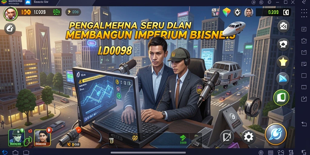 Gameplay Tycoon yang seru dan menantang di ID098.