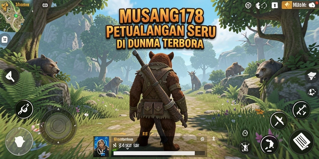 Tangkapan layar menunjukkan gameplay seru di dunia terbuka MUSANG178.