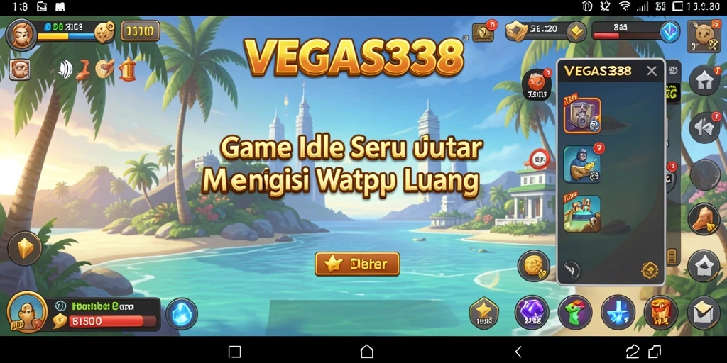 Tampilan gameplay menarik dari VEGAS338 yang menampilkan aktivitas Idle.