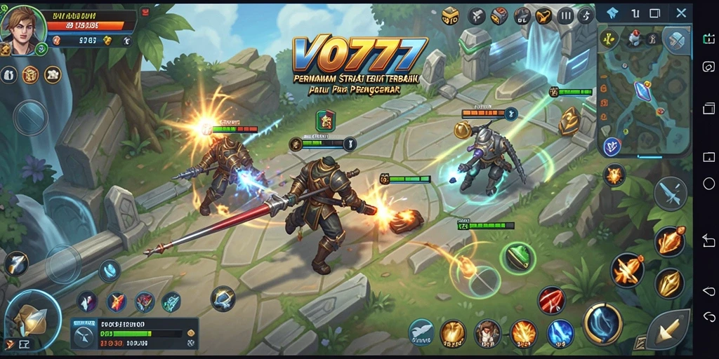 Visual menarik dari gameplay <strong>VO777</strong> yang penuh strategi dan taktik.