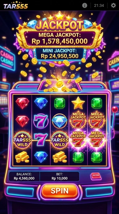 Tampilan antarmuka pengguna tar555 yang intuitif.